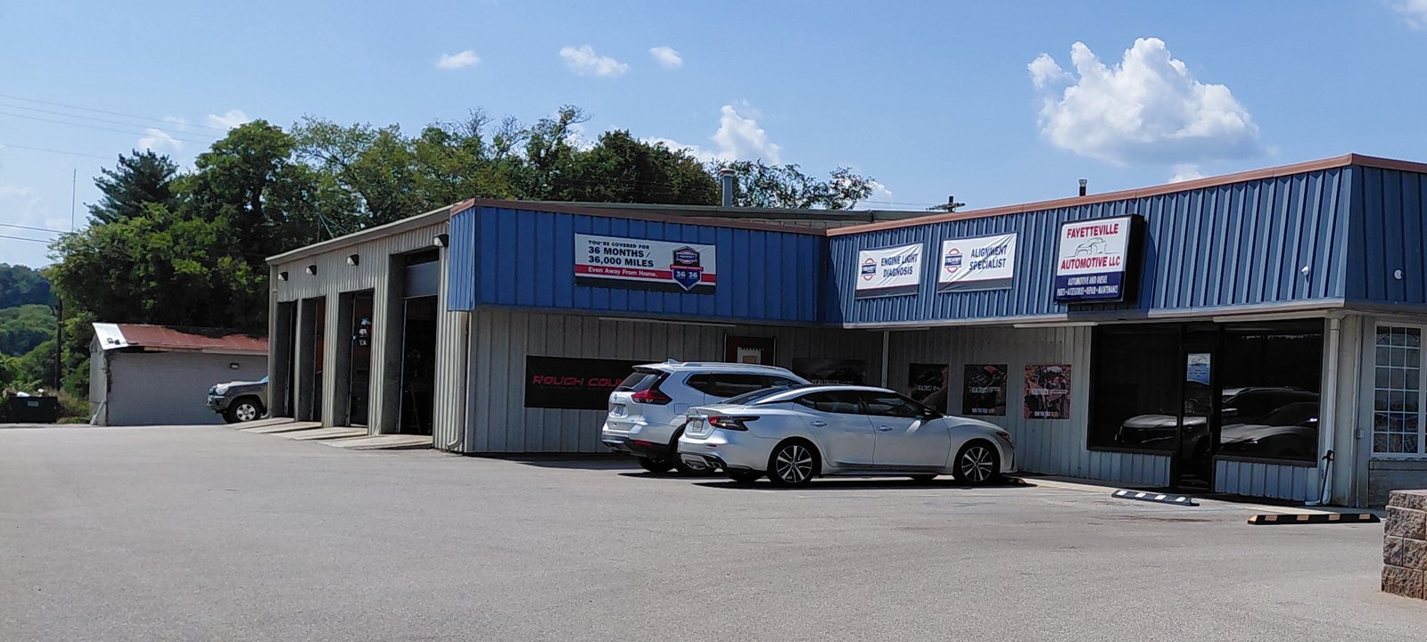 Fayetteville Automotive auto repair shop, 1501 Huntsville Hwy, Fayetteville, TN 37334